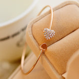 Diamond Heart Shape Bracelet